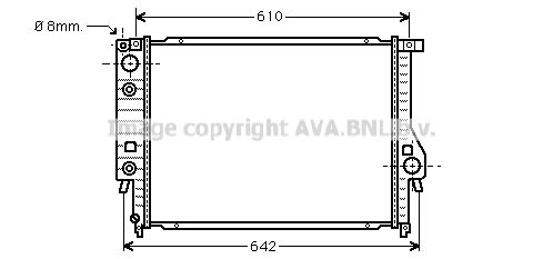 AVA QUALITY COOLING Radiators, Motora dzesēšanas sistēma BW2097